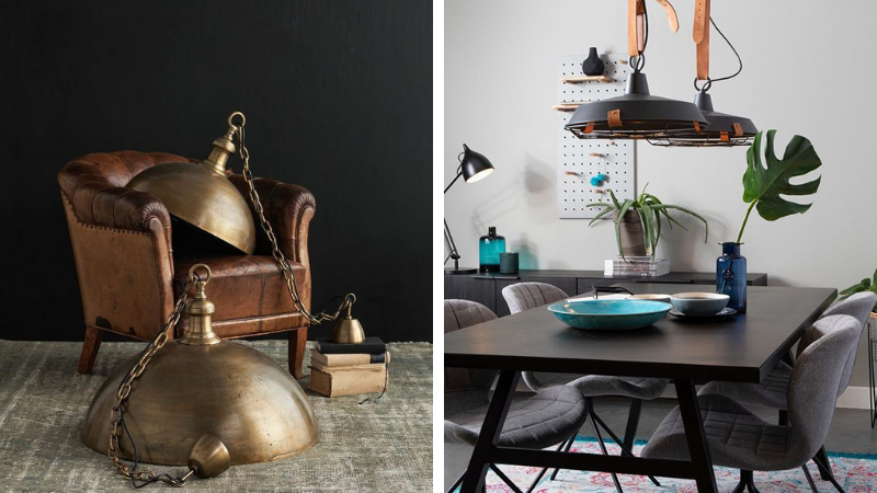 Industriel lampe: Vintage i industriel